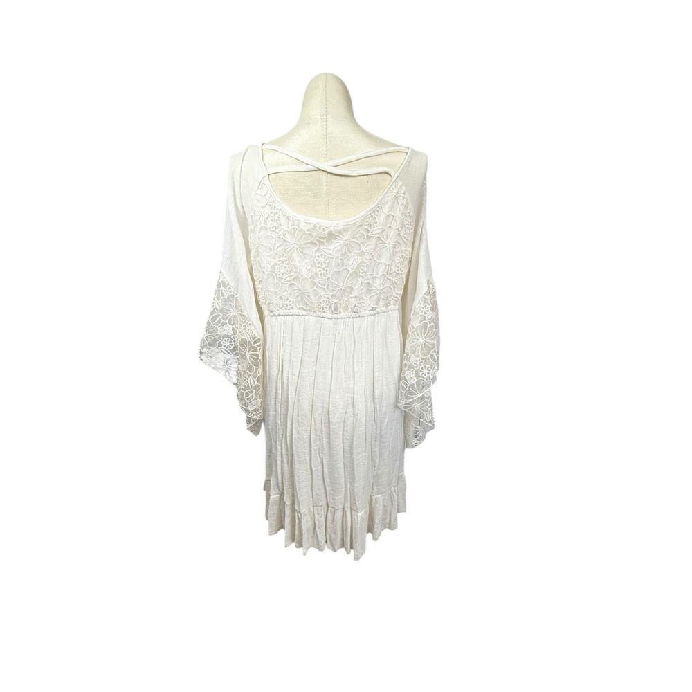 Women's Plus Size 2x Kings Road Ivory Dress Boho Fairy Festival View 4